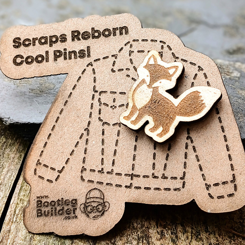 Lovely Fox Pin Badge